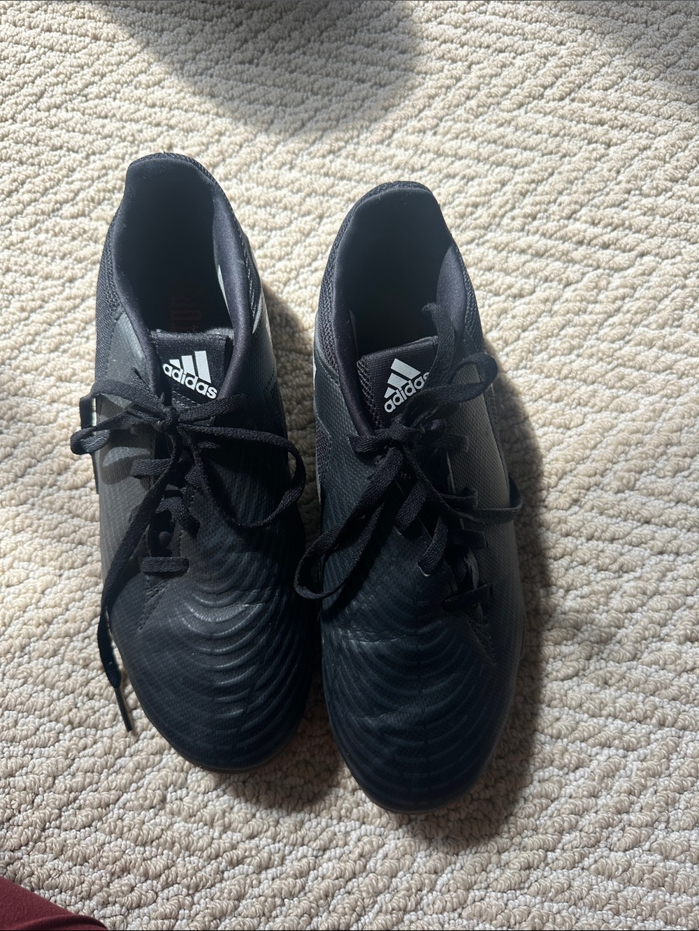 adidas predator Black Low-Profile indoor Soccer Shoes